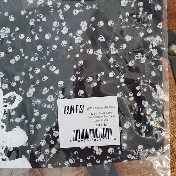 ☠ Iron Fist Death Breath Slip Dress ☠ - Picture 10 of 16